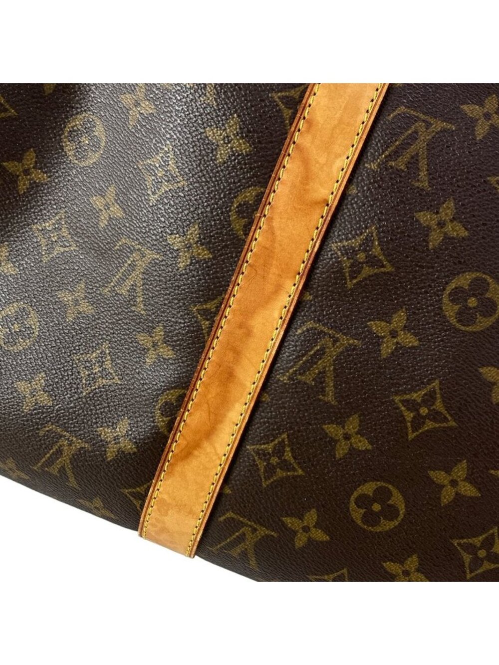 Louis Vuitton Boston Bag Monogram Keepall Bandouliere 50 - Picture 14 of 15